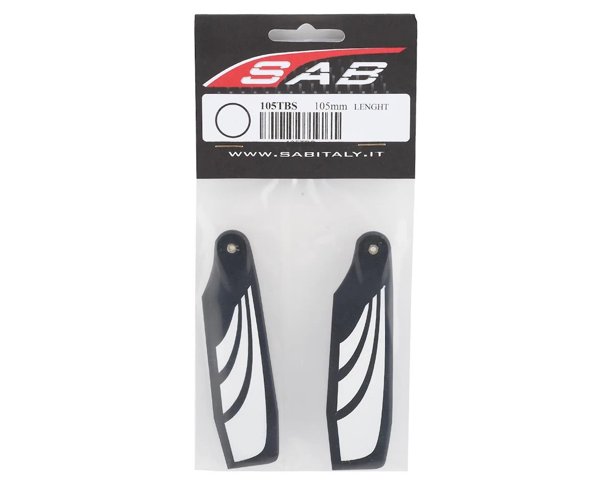 SAB Goblin 105mm Thunderbolt TBS Carbon Fiber Tail Blade Set 2 SAB Goblin 105mm Thunderbolt TBS Carbon Fiber Tail Blade Set - Image 2