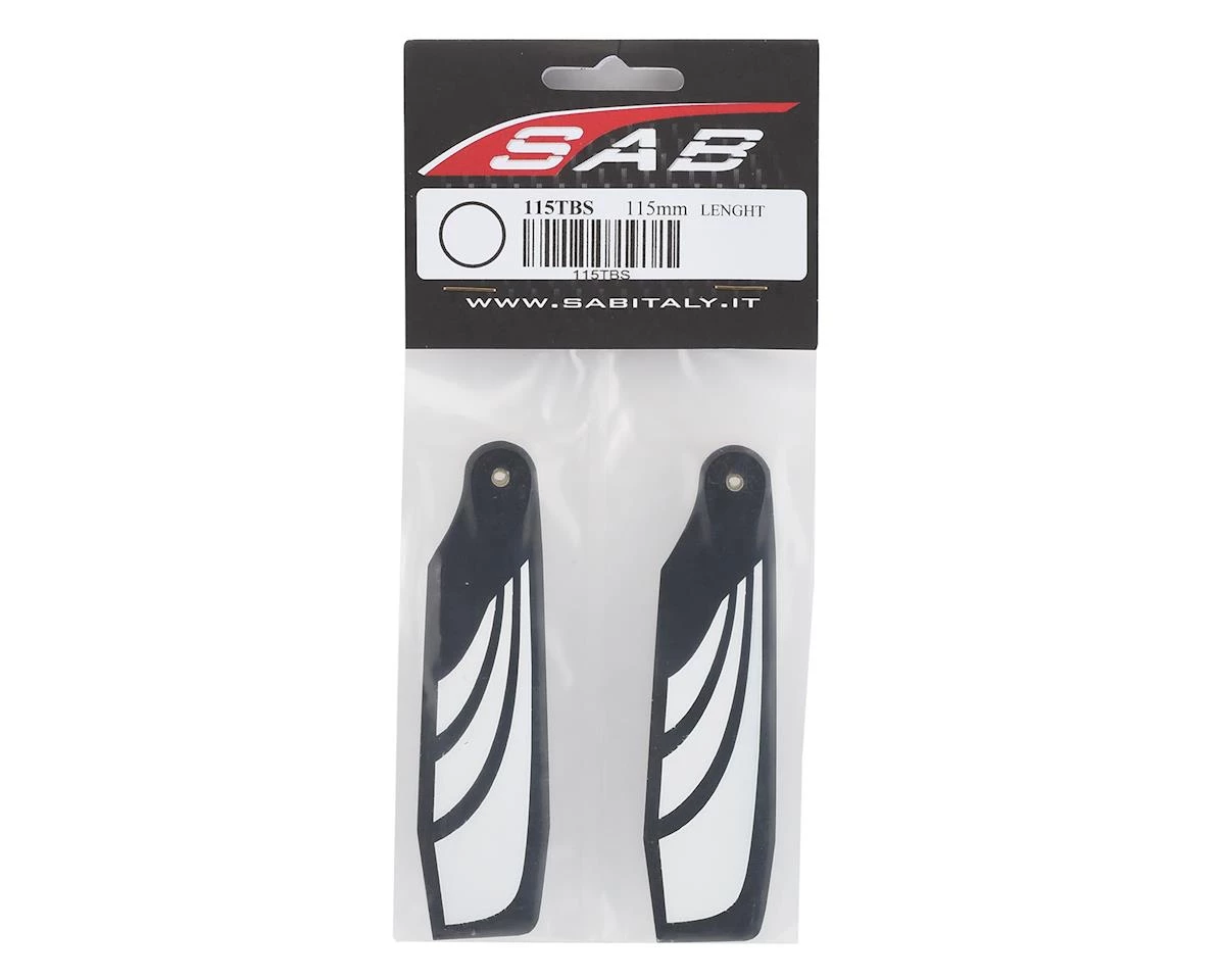 SAB Goblin 115mm Thunderbolt TBS Carbon Fiber Tail Blade Set 2 SAB Goblin 115mm Thunderbolt TBS Carbon Fiber Tail Blade Set - Image 2