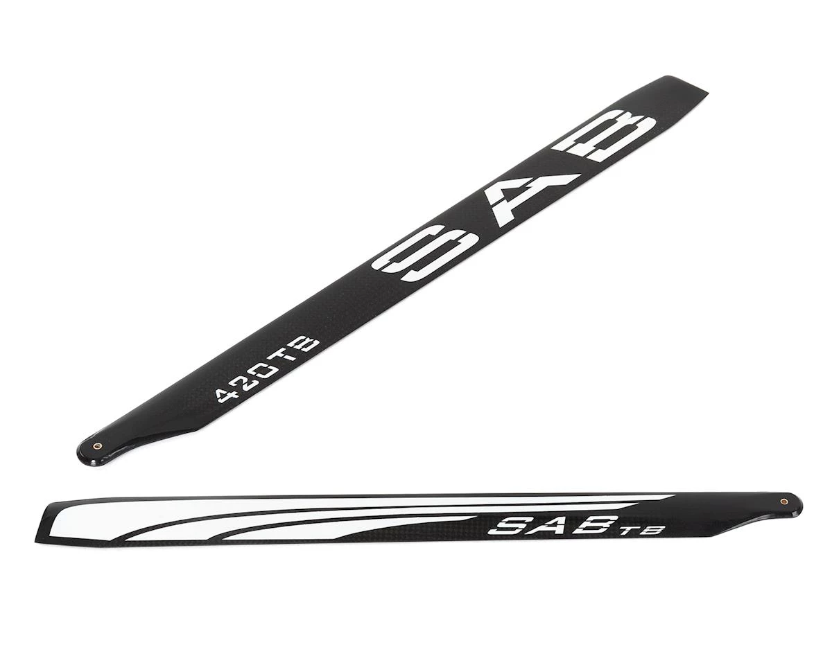 SAB Goblin 420mm Thunderbolt TBS Carbon Fiber Main Blade Set 1 SAB Goblin 420mm Thunderbolt TBS Carbon Fiber Main Blade Set