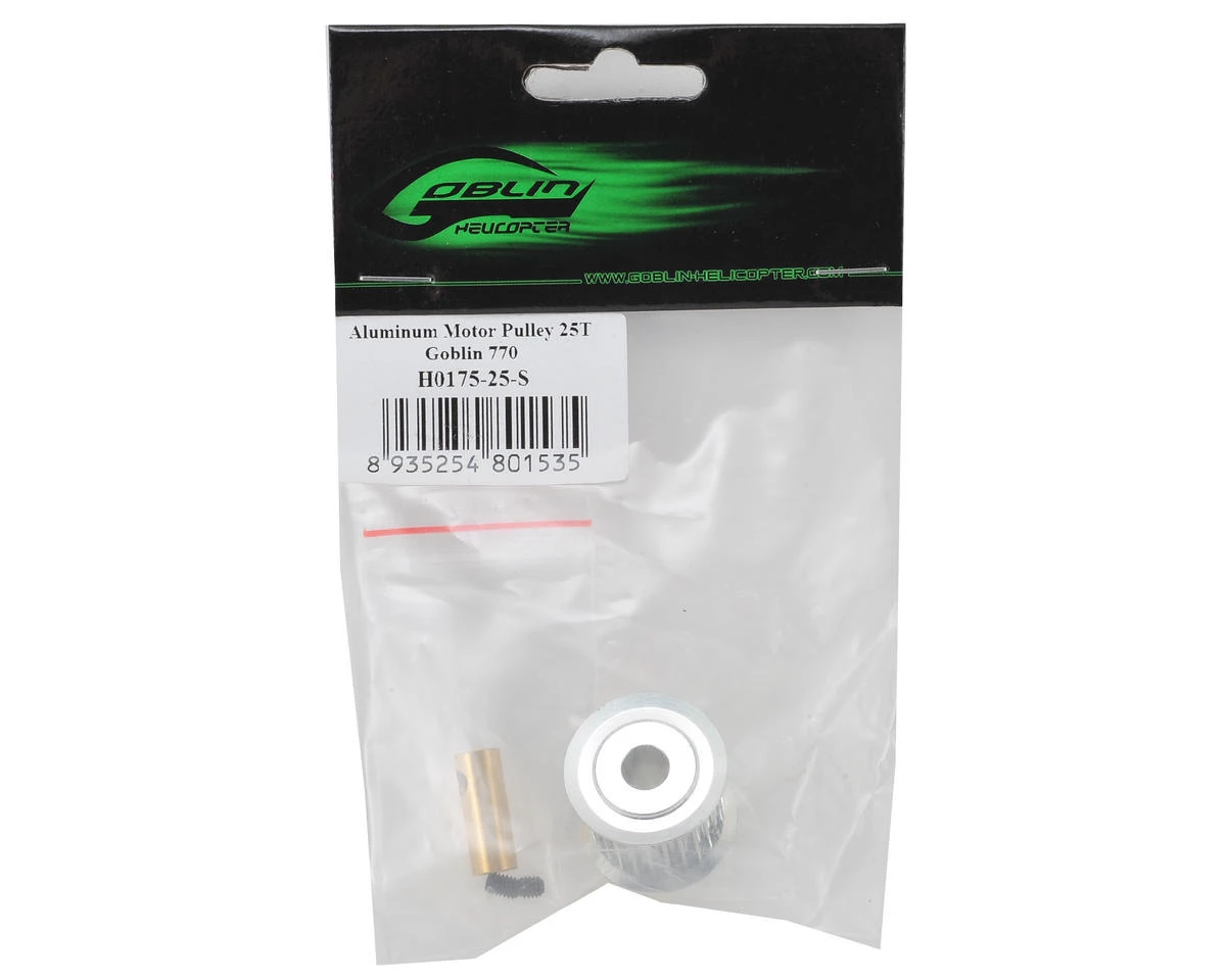 SAB Goblin Aluminum Motor Pulley (25T) (6/8mm Motor Shaft) 2 SAB Goblin Aluminum Motor Pulley (25T) (6/8mm Motor Shaft) - Image 2
