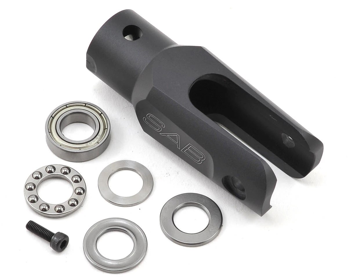 SAB Goblin Aluminum Main Blades Grip (Matte Black) 1 SAB Goblin Aluminum Main Blades Grip (Matte Black)