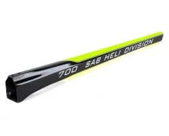 SAB Goblin Carbon Fiber Tail Boom (700 Size) (Yellow/Carbon) (Sport/Nitro Sport)