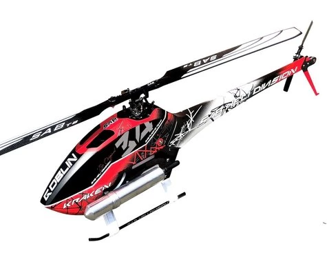 SAB Goblin 580 Kraken Nitro Helicopter Kit w/Main & Tail Blades 1 SAB Goblin 580 Kraken Nitro Helicopter Kit w/Main & Tail Blades